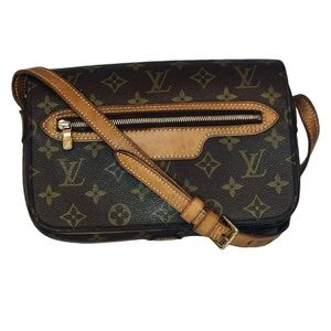 Vintage Louis Vuitton Brown Monogram Crossbody Bag